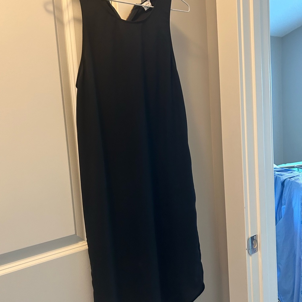 Aritzia Wilfred Sebatier Black Sleeveless Flow Dress Size XS